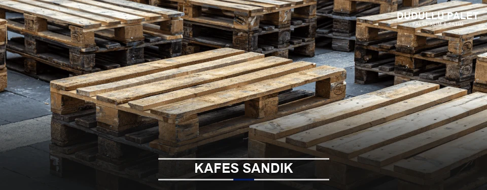Dudullu Ahşap Kafes Sandık